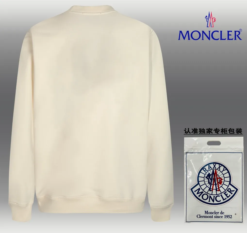 📦 📦 【 In Stock】 〖 𝐌𝐎𝐍𝐂𝐋𝐄𝐑~ 〗 440g 2024FW ， Premium Breathable Same Style ：Black White Size：S M L XL 2XL